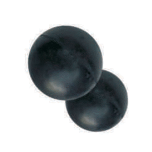 Indoor Rubber Shotput Black